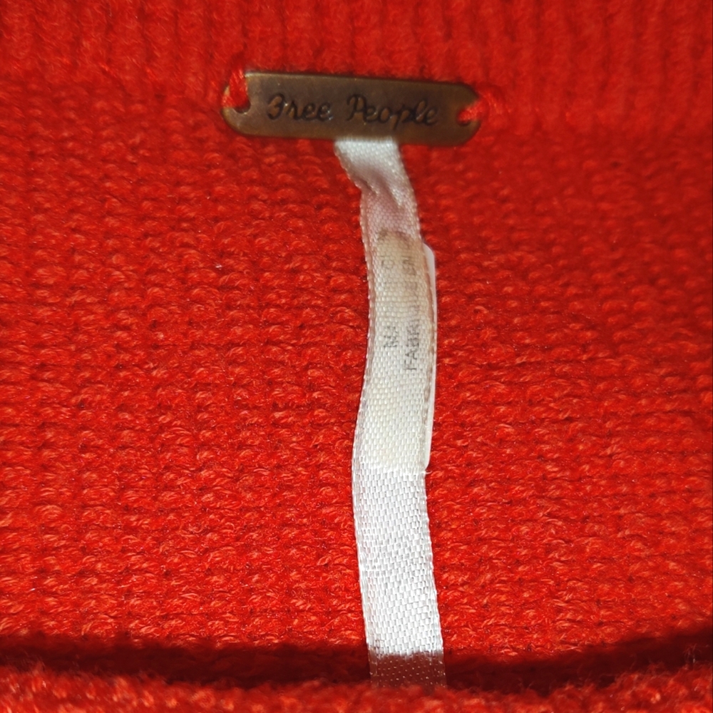 Free People Slouchy Ottoman Tunic Audacious (Orange) xs - Picture 6 of 7